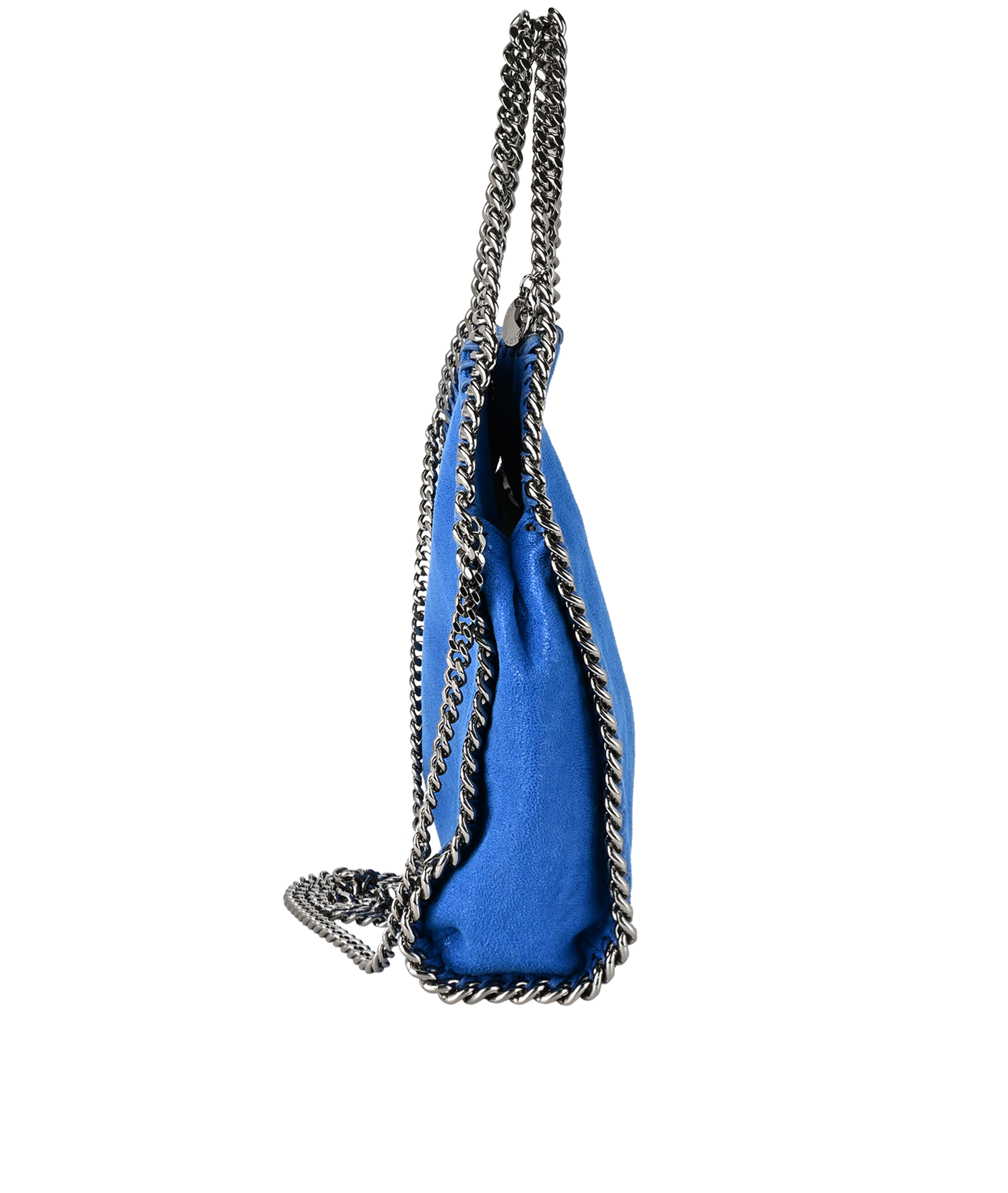 Mini Falabella Tote, &pound;350, Handbags, Blue, Faux Leather, Side view